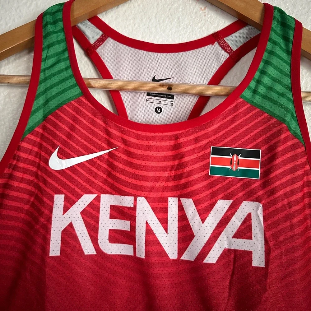 Nike Pro Elite Kenya Running Racing Track Top Singlet Olympics Women Size Medium